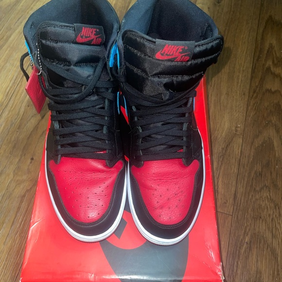 Air Jordan 1 UNC to Chicago Great Condition 100%Authentic - Picture 3 of 4